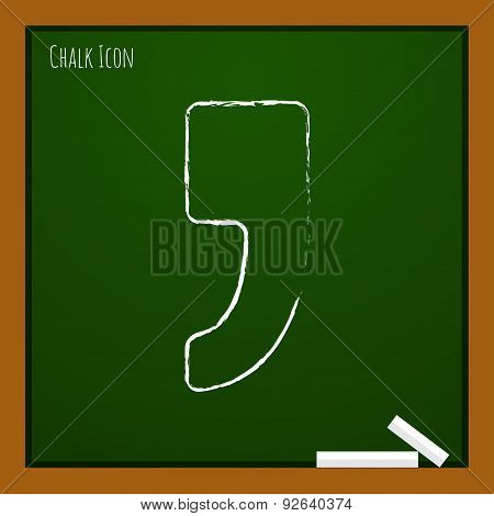 Vector comma icon. Eps10