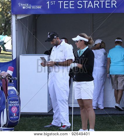 Gwladys Nocera At The Ana Inspiration Golf Tournament 2015