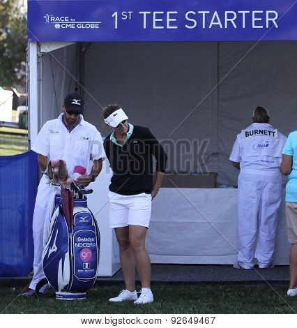 Gwladys Nocera At The Ana Inspiration Golf Tournament 2015