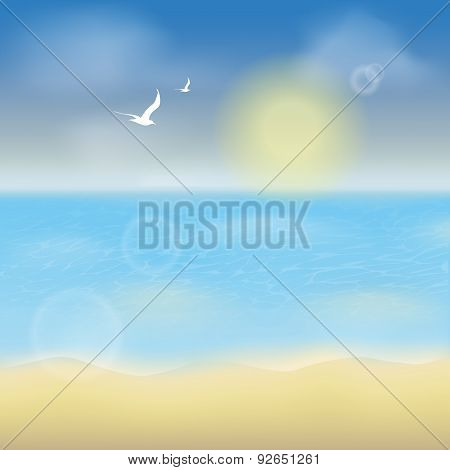 Summer Ocean Background