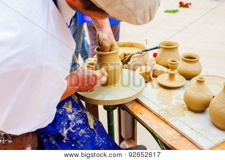 Making Clay Pot