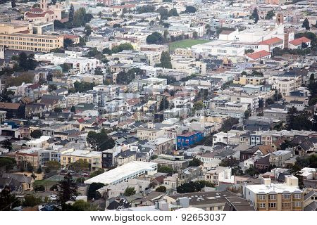 San Francisco View From Twin Peaks