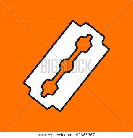 Vector blade icon. Eps10
