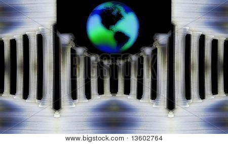 Digitální surrealistické umění Olympu
