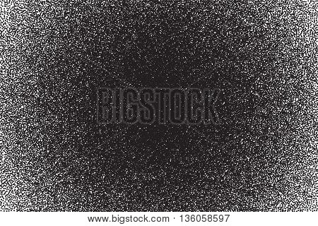 Vector dotted texture. Abstract dotwork engraving stippling background