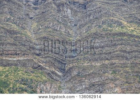 Rocks At San Alfonso Valley, Trail In The  Mountain