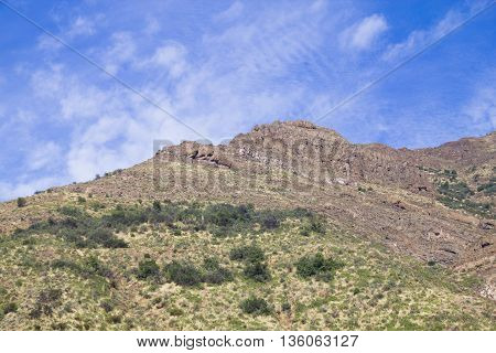 San Alfonso Valley, Trail In The  Mountain