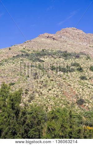 San Alfonso Valley, Trail In The  Mountain