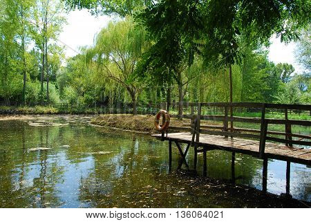 View of a nature park in Abruzzo - Italy