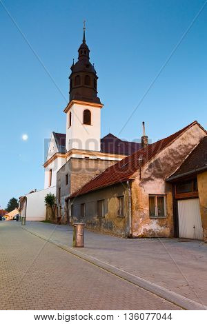 Church in Uhersky Ostroh, Moravia, Czech Republic.