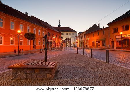 UHERSKY OSTROH, CZECH REPUBLIC - JUNE 22, 2016: Palace in Uhersky Ostroh, Moravia, Czech Republic on June 22, 2016.