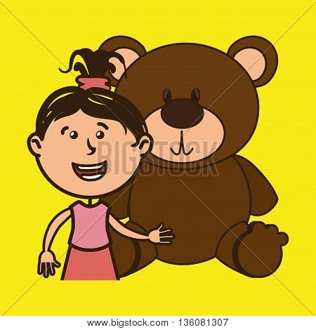 kids and toys design, vector illustration eps10 graphic