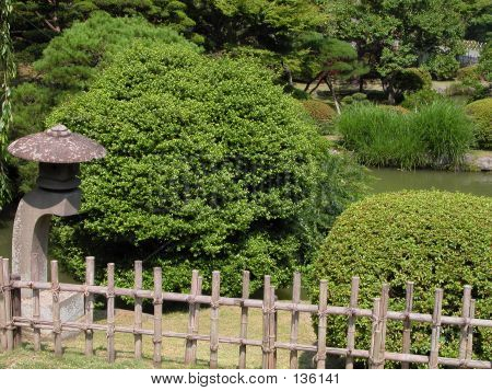 Jardim japonês de Verão