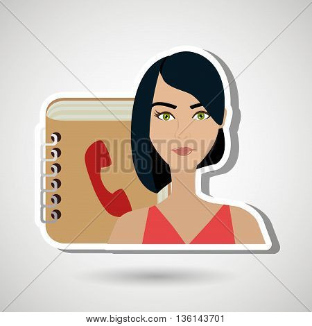 user phonebook design, vector illustration eps10 graphic