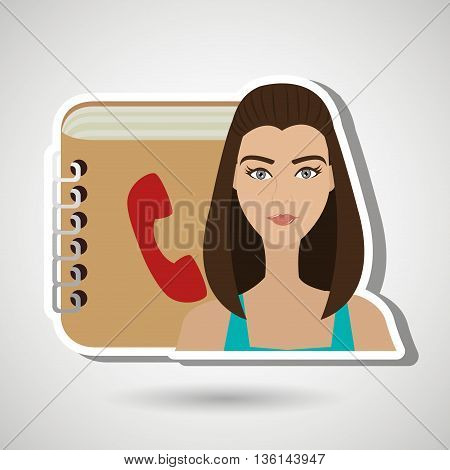user phonebook design, vector illustration eps10 graphic