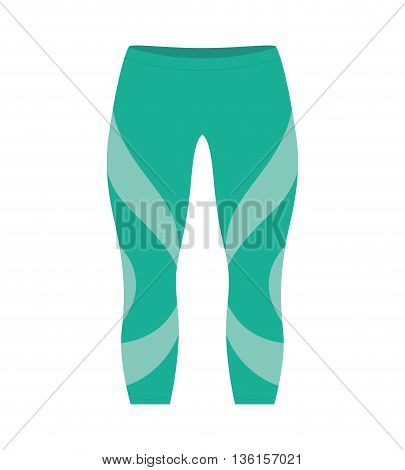 Healthy lifestyle and fitness concept represented by cloth icon. isolated and flat illustration