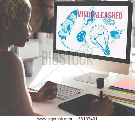 Mind Unleashed Ideas Creativity Imagination Concept