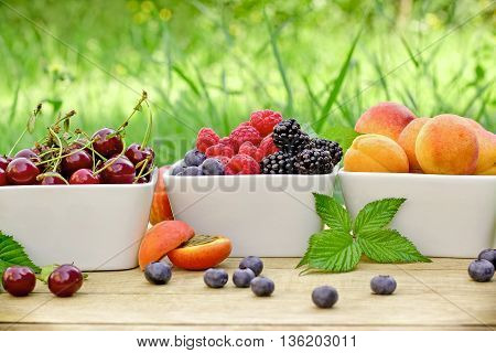 Fresh organic fruirs - healthy food for haelthy diet