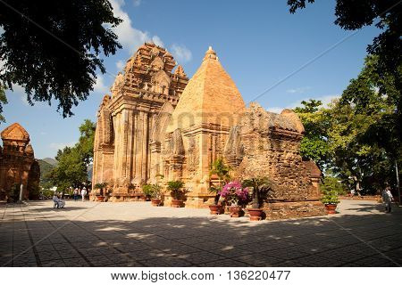 The temple complex Po Nagar, Ponagar Cham tower. Nha Trang
