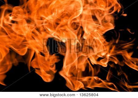Fire Flames höja hög