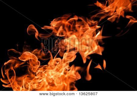 Fire Flames höja hög