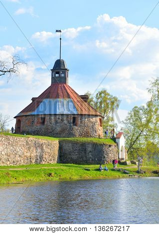 Old Korela fortress in the town of Priozersk Russia.