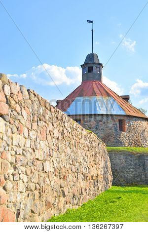 Old Korela fortress in the town of Priozersk Russia.