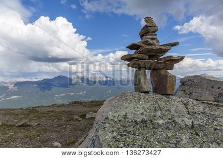 Inukshuk - Jasper National Park, Canada