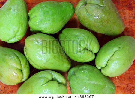 Mango chayote Squash Mirliton vegetale