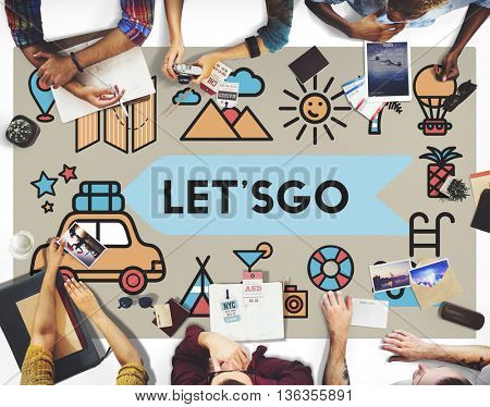 Travel Vacation Sun Fun Enjoyment Concept