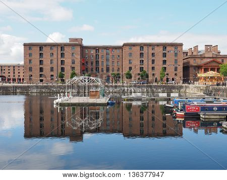 Albert Dock And Salthouse Dock In Liverpool