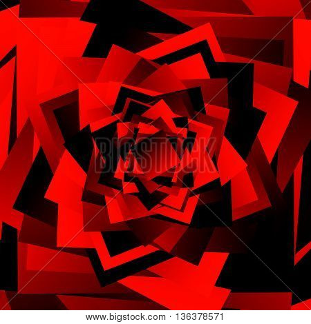 Colorful Bright Texture-pattern With Overlapping Squares. Background With Asymmetric Geometry.