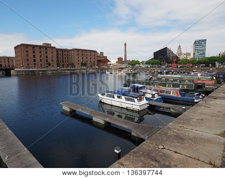 Albert Dock And Salthouse Dock In Liverpool