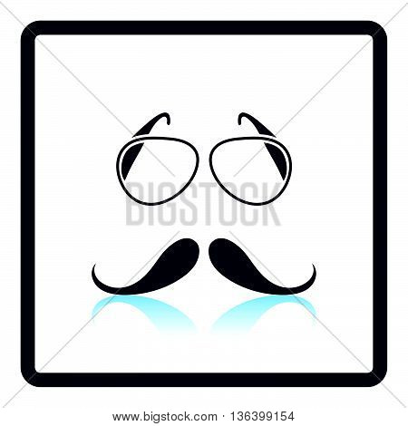 Glasses And Mustache Icon