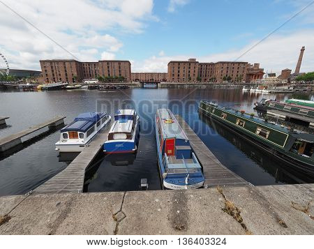 Albert Dock And Salthouse Dock In Liverpool