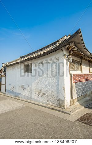 Hahoe Folk village in South Korea in Seoul South Korea