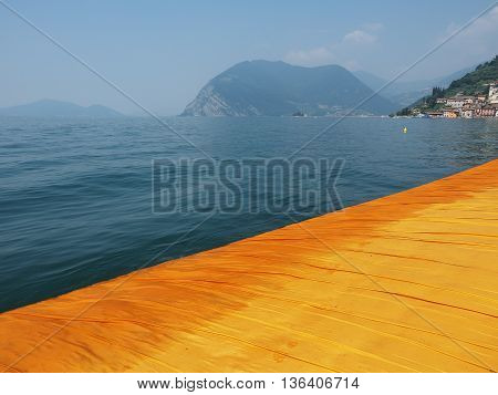 The Floating Piers In Lake Iseo