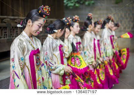 SEOULSouth Korea - MAY 21: Seokjojeon hall of Deoksugung palace. MAY 21 2016 in Seoul South Korea
