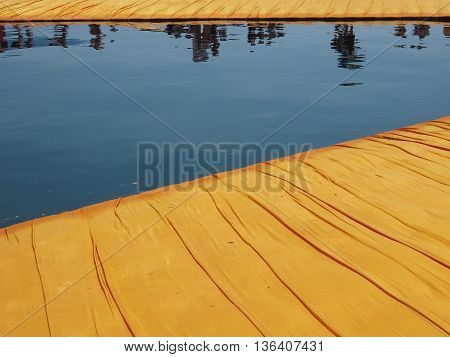 The Floating Piers In Lake Iseo