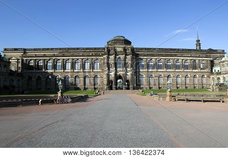 DRESDEN, GERMANY - JUNE 5, 2013:Dresden Art Gallery