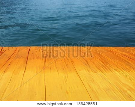 The Floating Piers In Lake Iseo