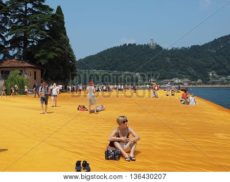 The Floating Piers In Lake Iseo