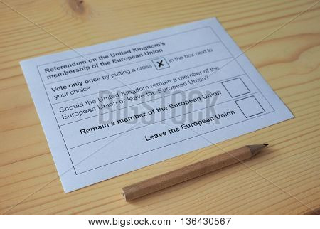 Brexit Referendum In Uk
