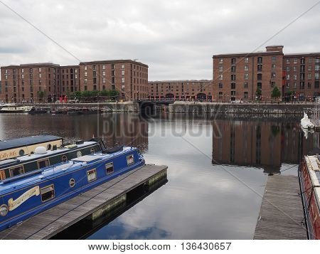Albert Dock And Salthouse Dock In Liverpool