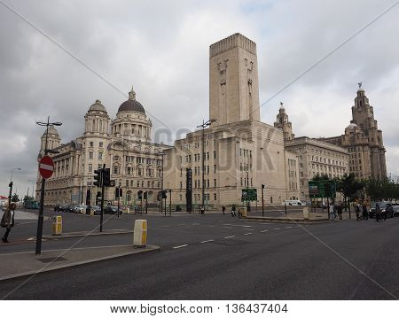 Queensway Tunnel Ventilation Tower In Liverpool