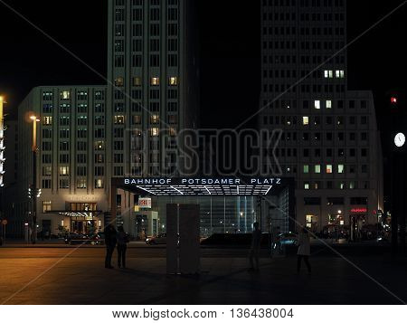 Potsdamerplatz In Berlin