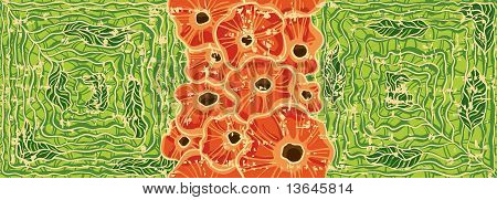 Fleurs rouges