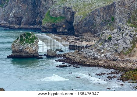 Ocean Coast Spring View, Spain.