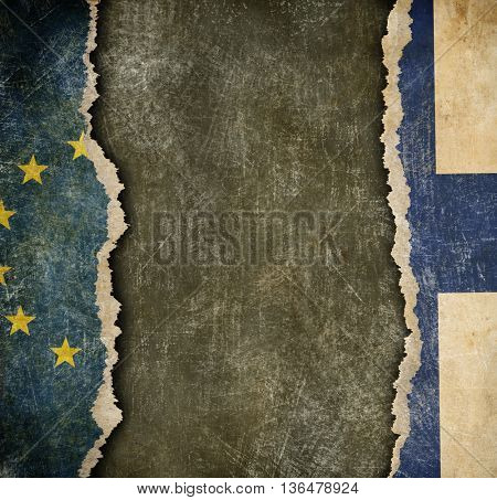 Finland withdrawal from European union fixit concept
