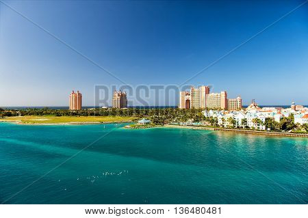 The Atlantis Paradise Island Resort, Located In The Bahamas